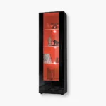 Alessandria Stehendes Display, Schwarz/Schwarz RGB LED Beleuchtung