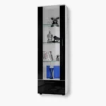 Meuble sur pied Alessandria, noir/blanc