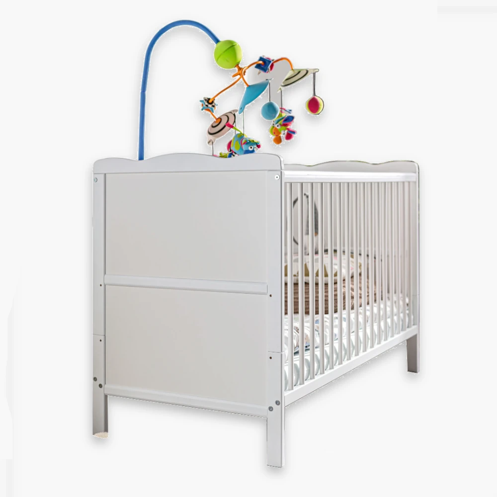 Aurora Aurora baby cot, white matt - Image 1