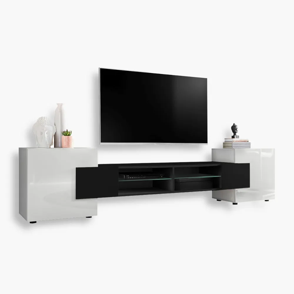 Merano noLED White Black White