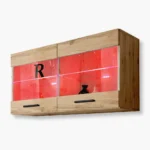 Schrank Hängeregal Savona, Wotan/Wotan LED RGB Beleuchtung