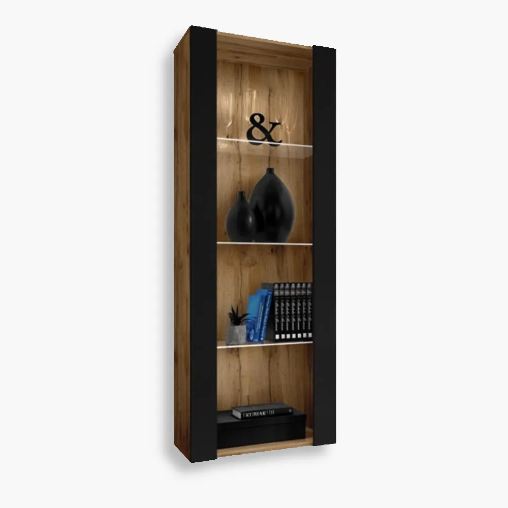 Tivoli Wit1 noLED Wotan-Black Witryna Tivoli, Czarny/Wotan - obrazek 1