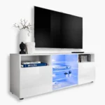 Armoire RTV Urbino, blanc/blanc