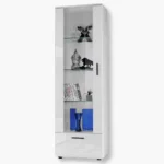 Witryna Stojąca Alessandria, Biały/Biały