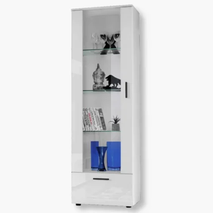 Witryna Stojąca Alessandria, Biały/Biały