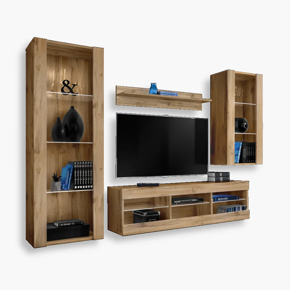 Tivoli Medio noLED Wotan-Wotan Zestaw Mebli RTV Tivoli Medio, Wotan/Wotan - obrazek 1