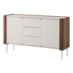 Guelph KSZ141 – Kommode, Nussbaum, Kaschmir, Breite 141 cm, Höhe 82 cm, Tiefe 39 cm